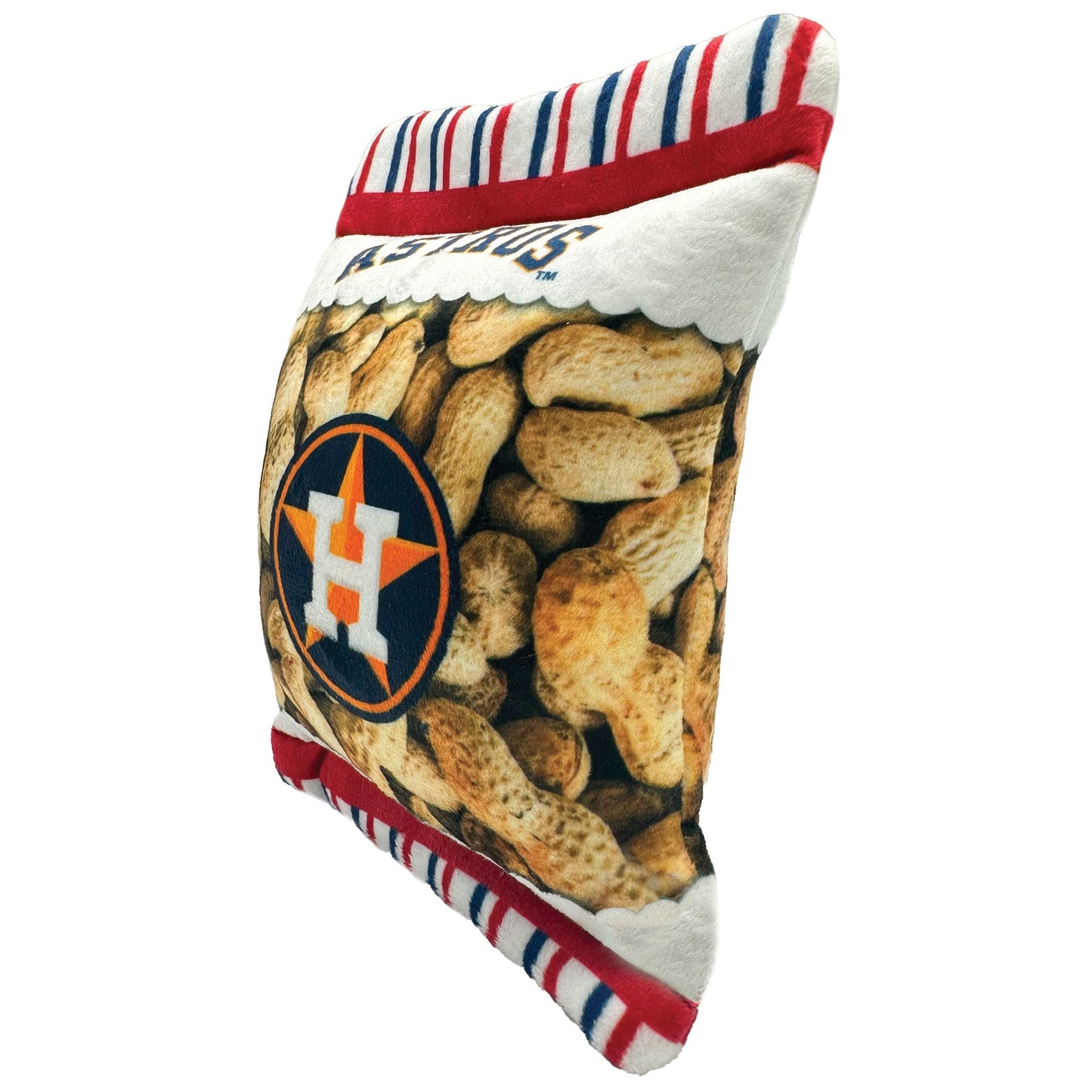 Houston Astros Peanut Bag Toy - Trendy Dog Boutique