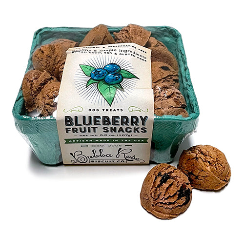 Blueberry Fruit Crate Box Dog Treats - Trendy Dog Boutique