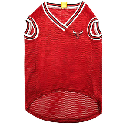 Chicago Bulls Mesh Jersey - Trendy Dog Boutique