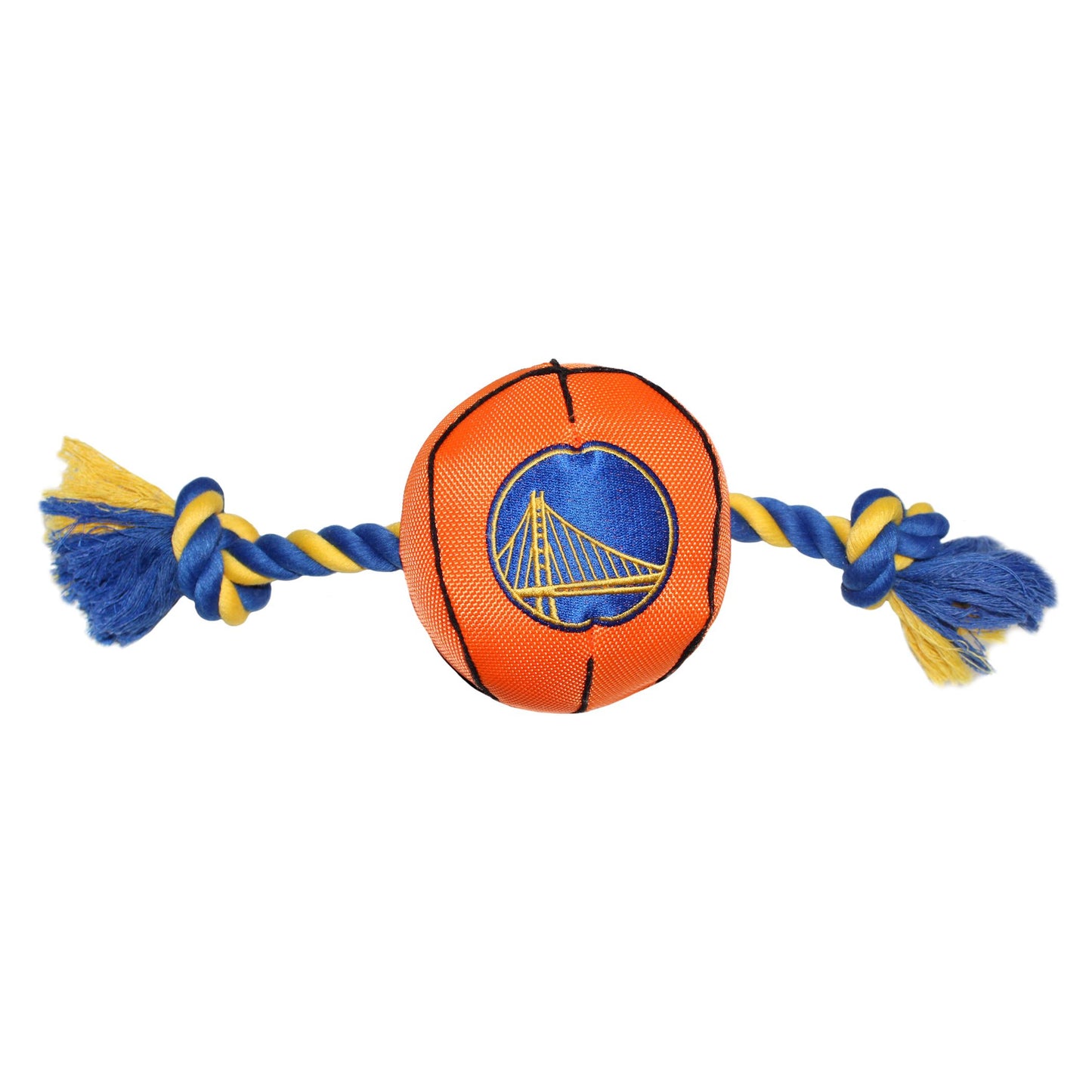 Golden State Basketball Rope Toy - Trendy Dog Boutique