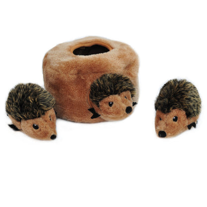 Hedgehog Den Interactive Dog Toy, Front View - Trendy Dog Boutique