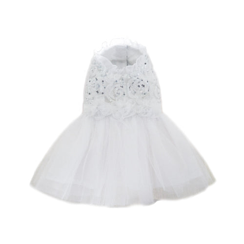 Enchanted Dog Wedding Dress with Veil - Trendy Dog Boutique