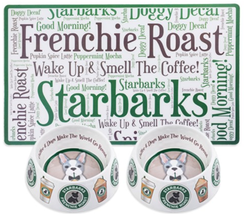 Starbarks Dog Bowls & Mat Set - Trendy Dog Boutique