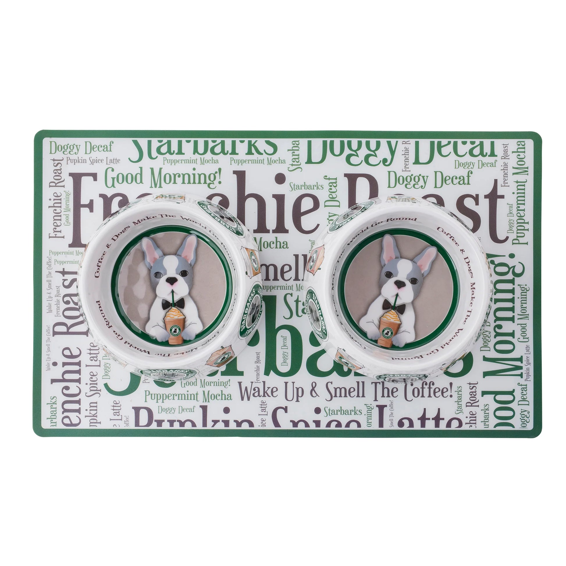 Starbarks Bowls & Mat Set - Trendy Dog Boutique