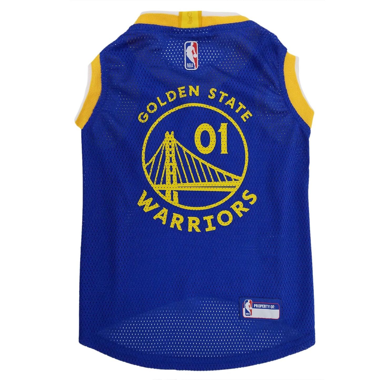 Golden State Warriors Mesh Jersey - Trendy Dog Boutique