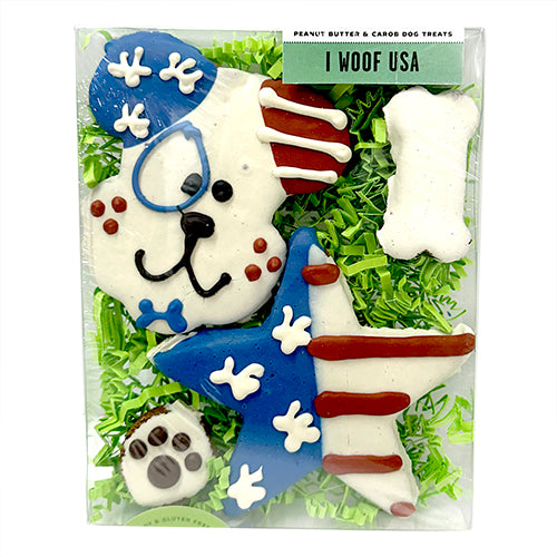 Americana Dog Treat Box - Trendy Dog Boutique