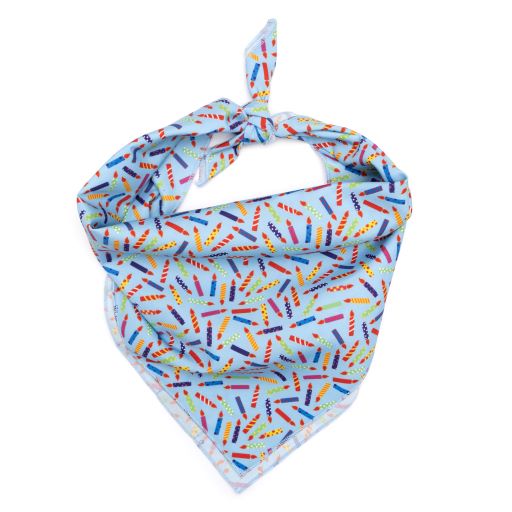 Its My Birthday Blue Bandana - Trendy Dog Boutique