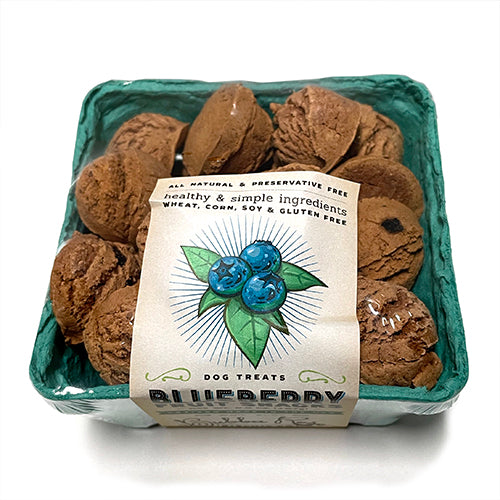 Blueberry Fruit Crate Box Dog Treats, packaging - Trendy Dog Boutique