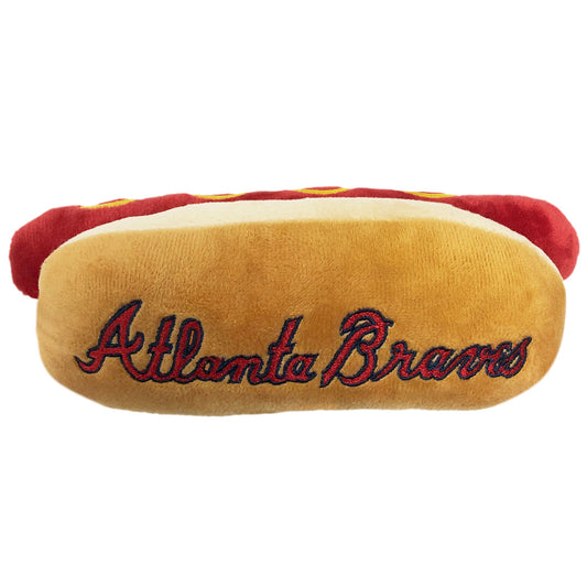 Atlanta Braves Stadium Snax Plush Hotdog Toy - Trendy Dog Boutique