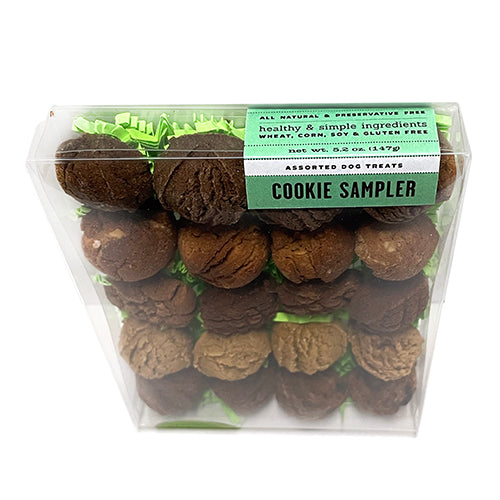 Cookie Sampler Dog Treat Box, packaging - Trendy Dog Boutique