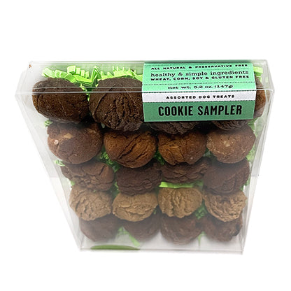 Cookie Sampler Dog Treat Box, packaging - Trendy Dog Boutique