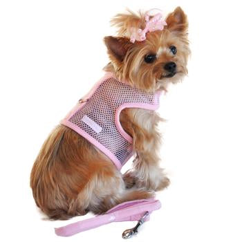 Cool Mesh Dog Harness Pink - Trendy Dog Boutique