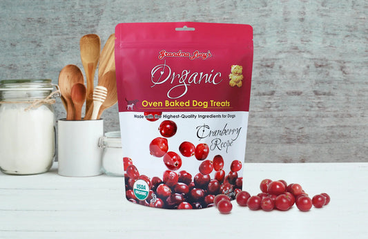 Organic Cranberry Dog Treats - Trendy Dog Boutique