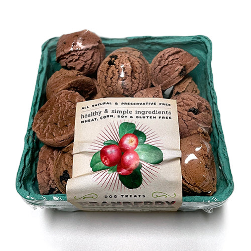 Cranberry Fruit Crate Box Dog Treats, packaging - Trendy Dog Boutique