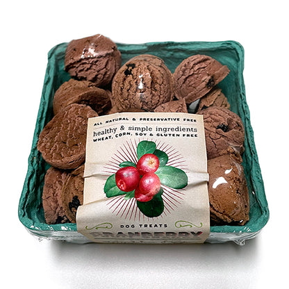 Cranberry Fruit Crate Box Dog Treats, packaging - Trendy Dog Boutique