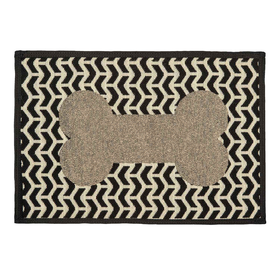 Chevron Dog Bone, Top View - Trendy Dog Boutique