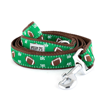 Game Day Adjustable Dog Collar, Matching Lead - Trendy Dog Boutique