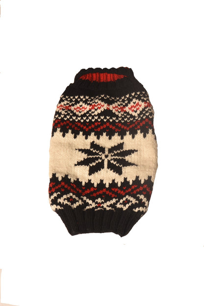 Navy Vail Dog Sweater, Flat - Trendy Dog Boutique
