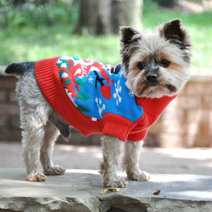 Snowman Holiday Dog Sweater - Trendy Dog Boutique