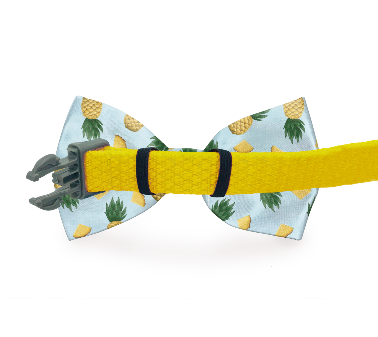 Tropic Like It's Hot Pineapple Dog Bow Tie - Trendy Dog Boutique