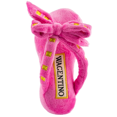 Wagentino Sandal Plush Dog Toy - Trendy Dog Boutique